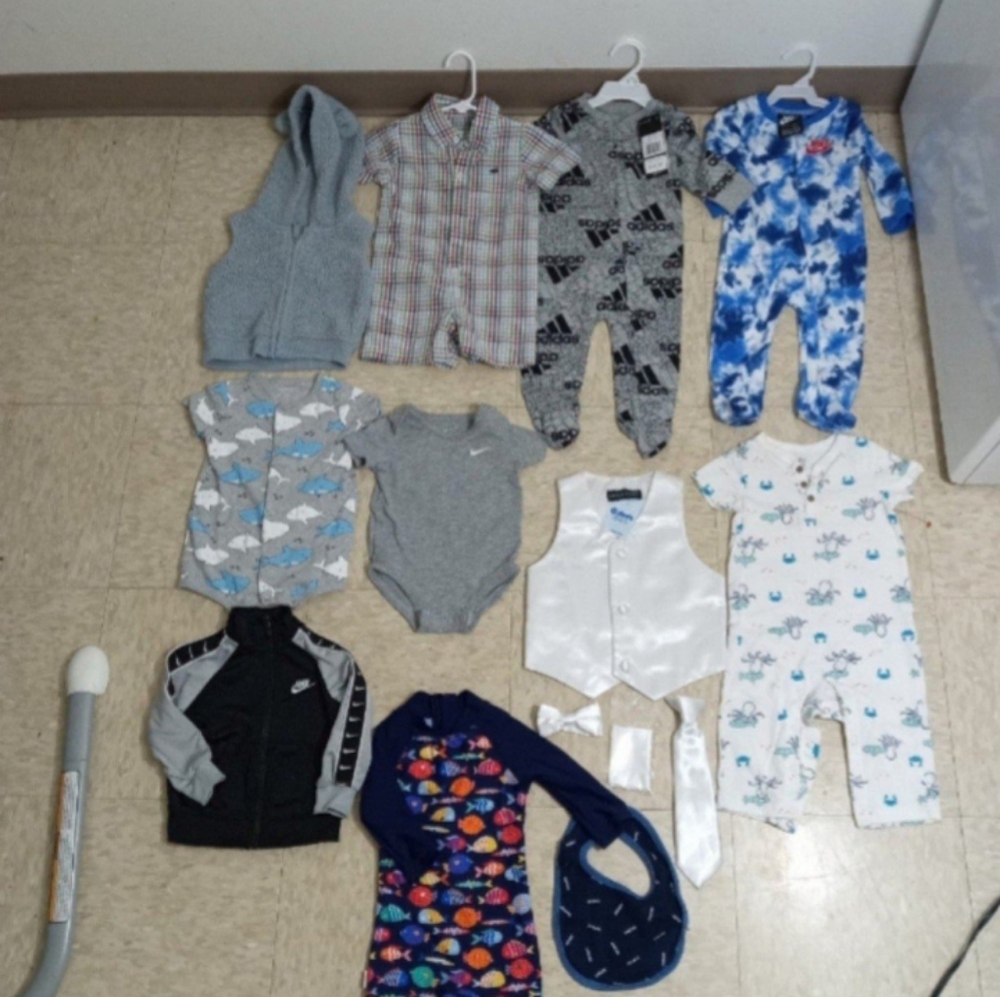 Baby Boy Sleepers & Onesies Bundle